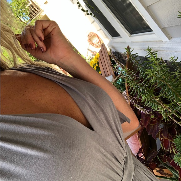 🚫SOLD | Dusty Blue-Grey Maxi - Picture 7 of 7